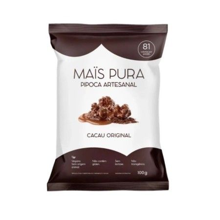 Pipoca Mais Pura Cacau Original 100g