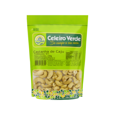 Castanhe de Cajú Celeiro Verde Torrada Pouch 100g