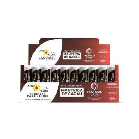 Manteiga de Cacau Apis Flora Própolis Care 50x3,5g