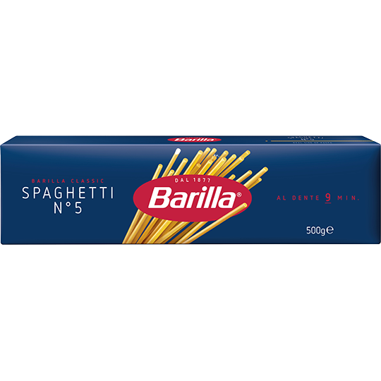 Massa Barilla Spaghetti N° 5 Grano Duro 500g