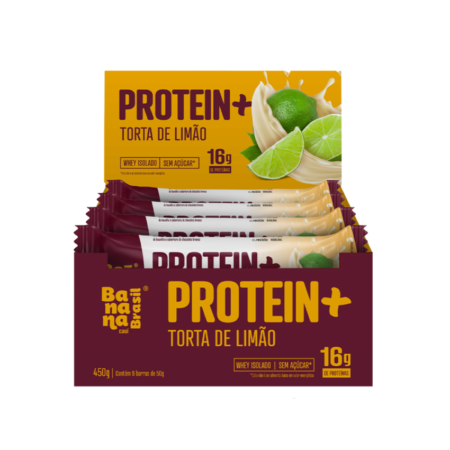 Barra Protein+ Banana Brasil Torta de Limão dp 9x50g