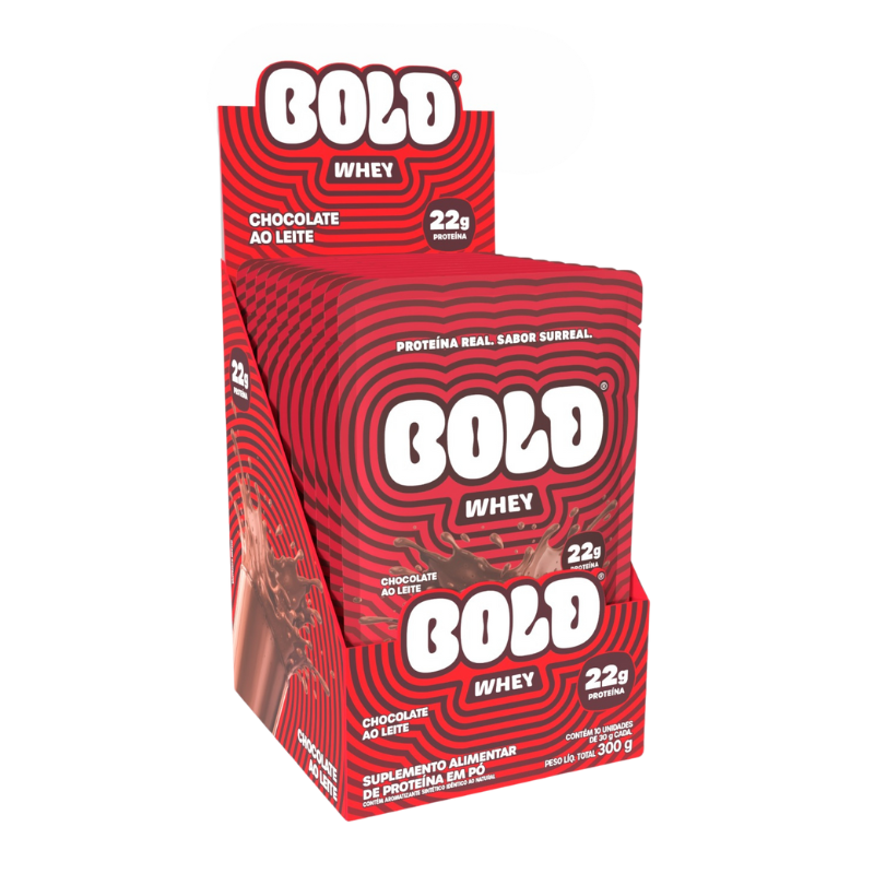 Whey Bold Chocolate ao Leite Sachê dp 10x30g