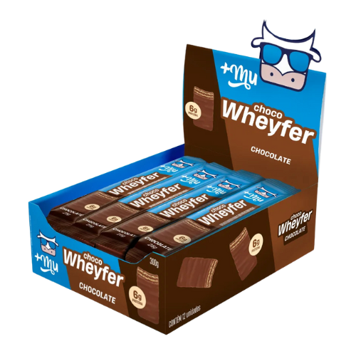 Barra de Proteína Chocowheyfer Mais Mu Chocolate dp 12x25g