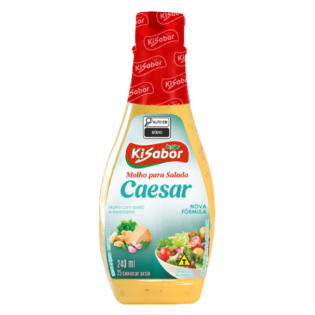 Molho para Salada Kisabor Caesar 240ml