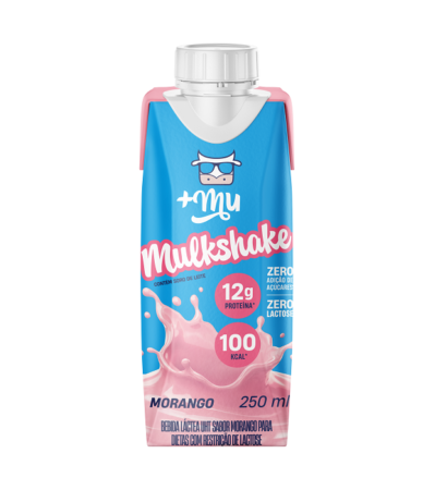 Bebida Láctea Pronta Mais Mu Morango 250ml