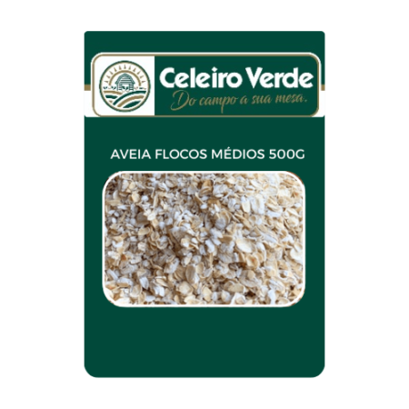 Aveia em Flocos Celeiro Verde Média 500g