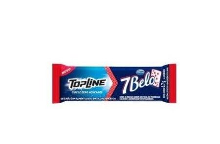 Chiclete Arcor Topline 7 Belo Zero DP 20x6,7g