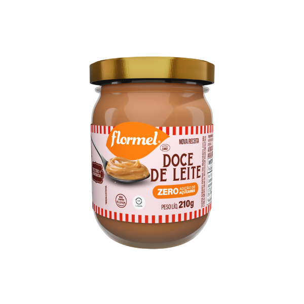Doce de Leite Zero Flormel Cremoso 210g