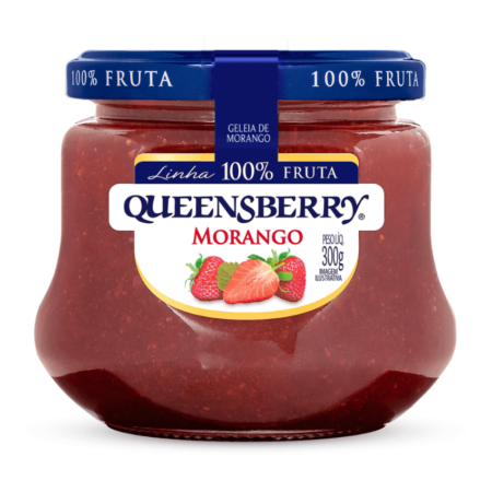 Geleia 100% Fruta Queensberry Morango 300g
