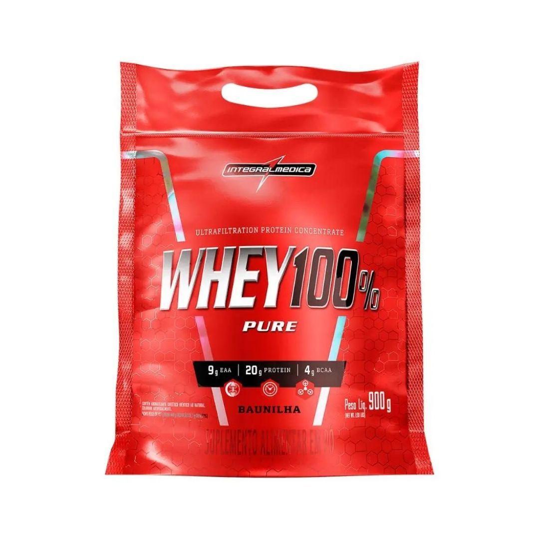 Whey Integralmédica 100% Pure Baunilha 900g