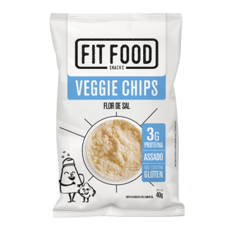 Veggie Chips Fit Food Grão de Bico Salgado s/g 40g