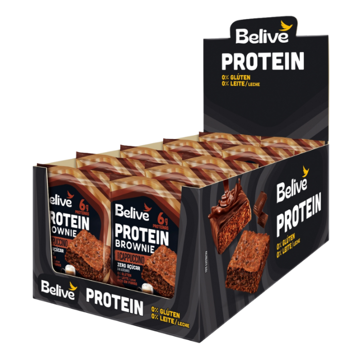 Brownie Protein Belive Cappuccino dp 10x40g