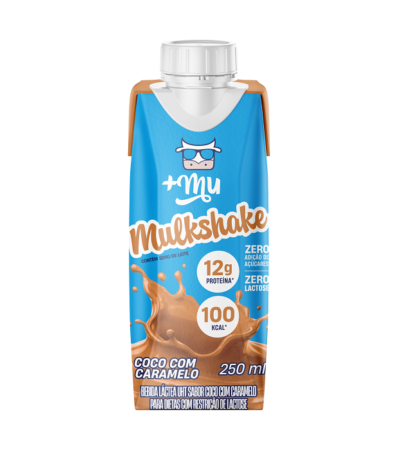 Bebida Láctea Pronta Mais Mu Coco e Caramelo 250ml