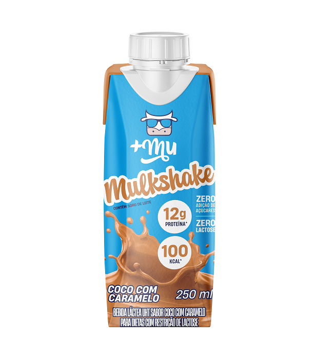 Bebida Láctea Pronta Mais Mu Coco e Caramelo 250ml
