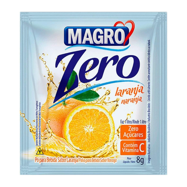 Refresco Zero Magro Laranja dp 15x8g