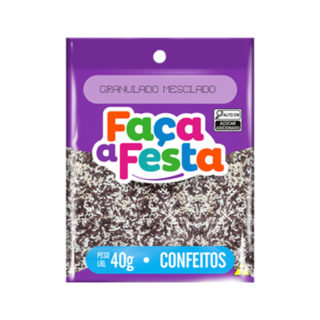 Confeito Leke Granulado Mesclado 40g