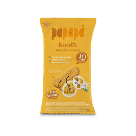 Biscotti Papapá Maracujá e Camomila 60g