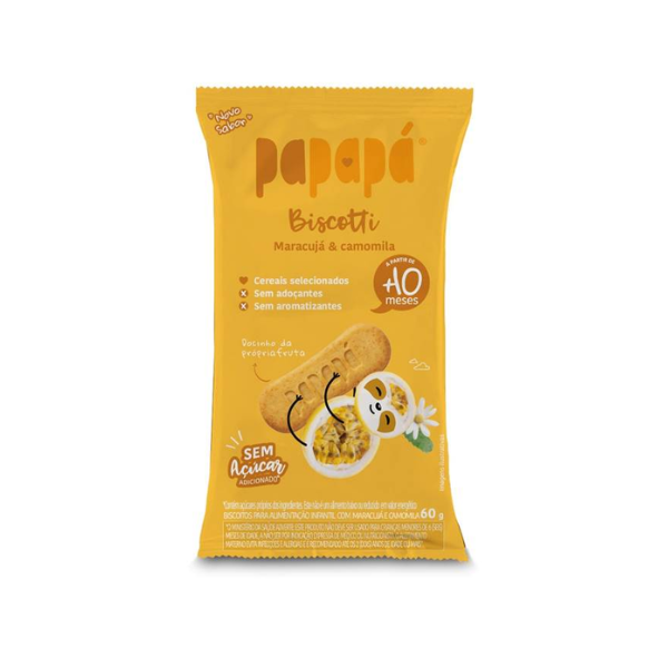 Biscotti Papapá Maracujá e Camomila 60g