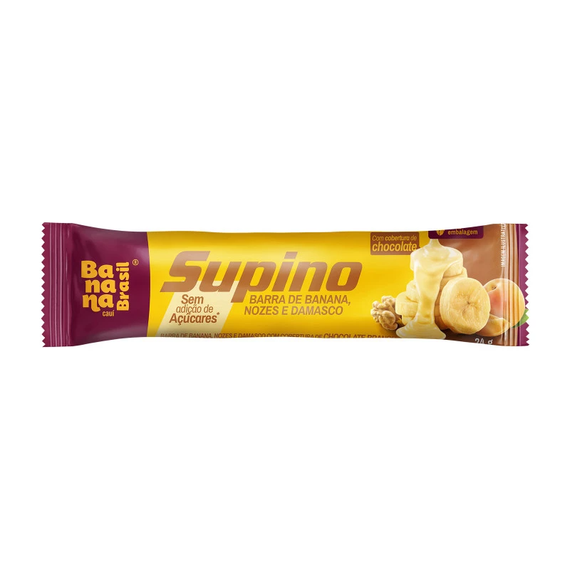Barra Supino Zero Banana Brasil Damasco dp 20x24g