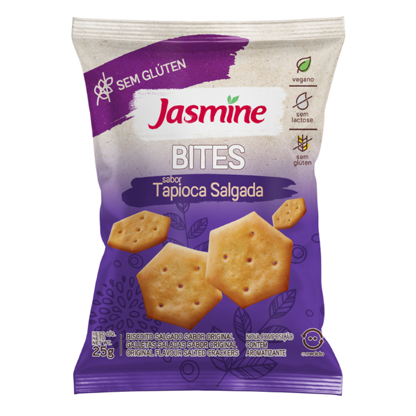 Snack Bites sem Glúten Jasmine Tapioca dp 8x25g