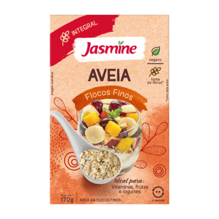 Aveia Integral Jasmine Flocos Finos 170g