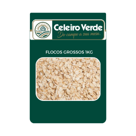 Aveia em Flocos Celeiro Verde Grossa a Granel 1kg