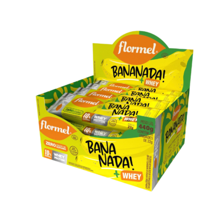 Barra Flormel Bananada com Proteína dp 20x22g