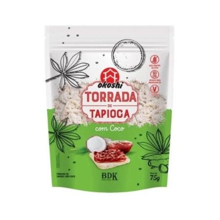 Torrada Okoshi Tapioca com Coco 75g