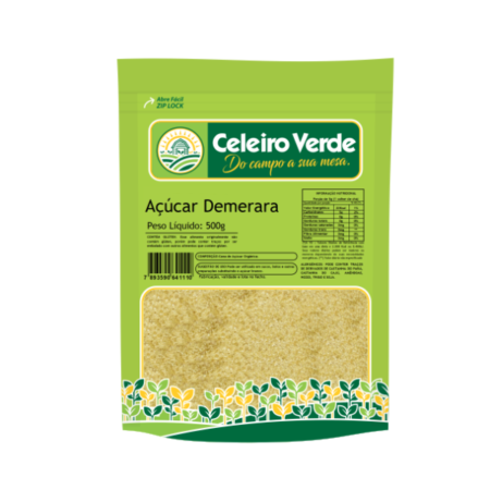 Açúcar Demerara Celeiro Verde 500g