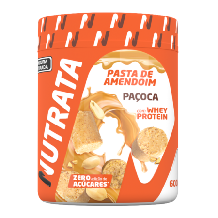 Pasta de Amendoim Nutrata Paçoca 600g