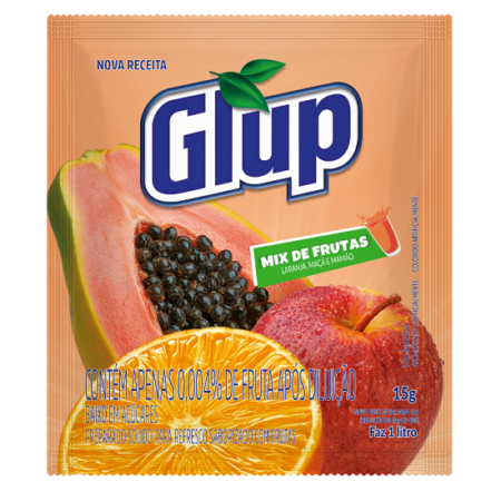 Refresco Glup Mix de Frutas dp 15x15g