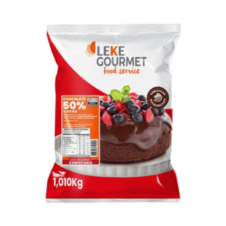 Chocolate Leke em pó 50% Cacau Gourmet 1kg
