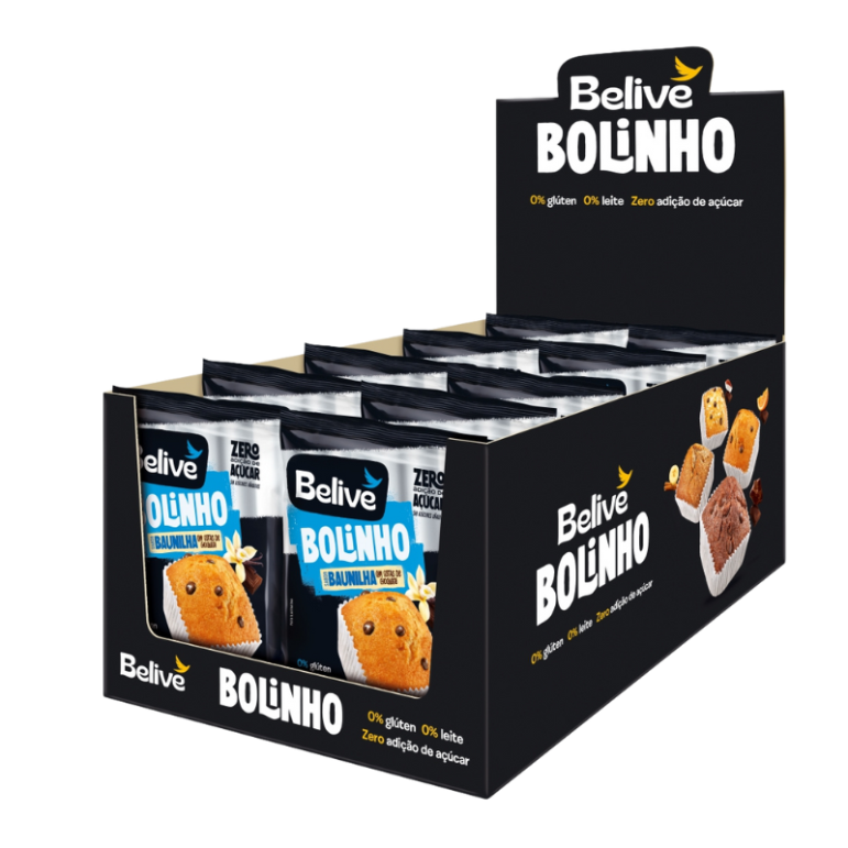 Bolinho Belive Baunilha dp 10x40g