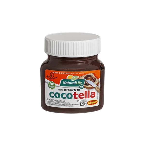Cocotella Naturallife Zero Açúcar Vegana S/G 120g