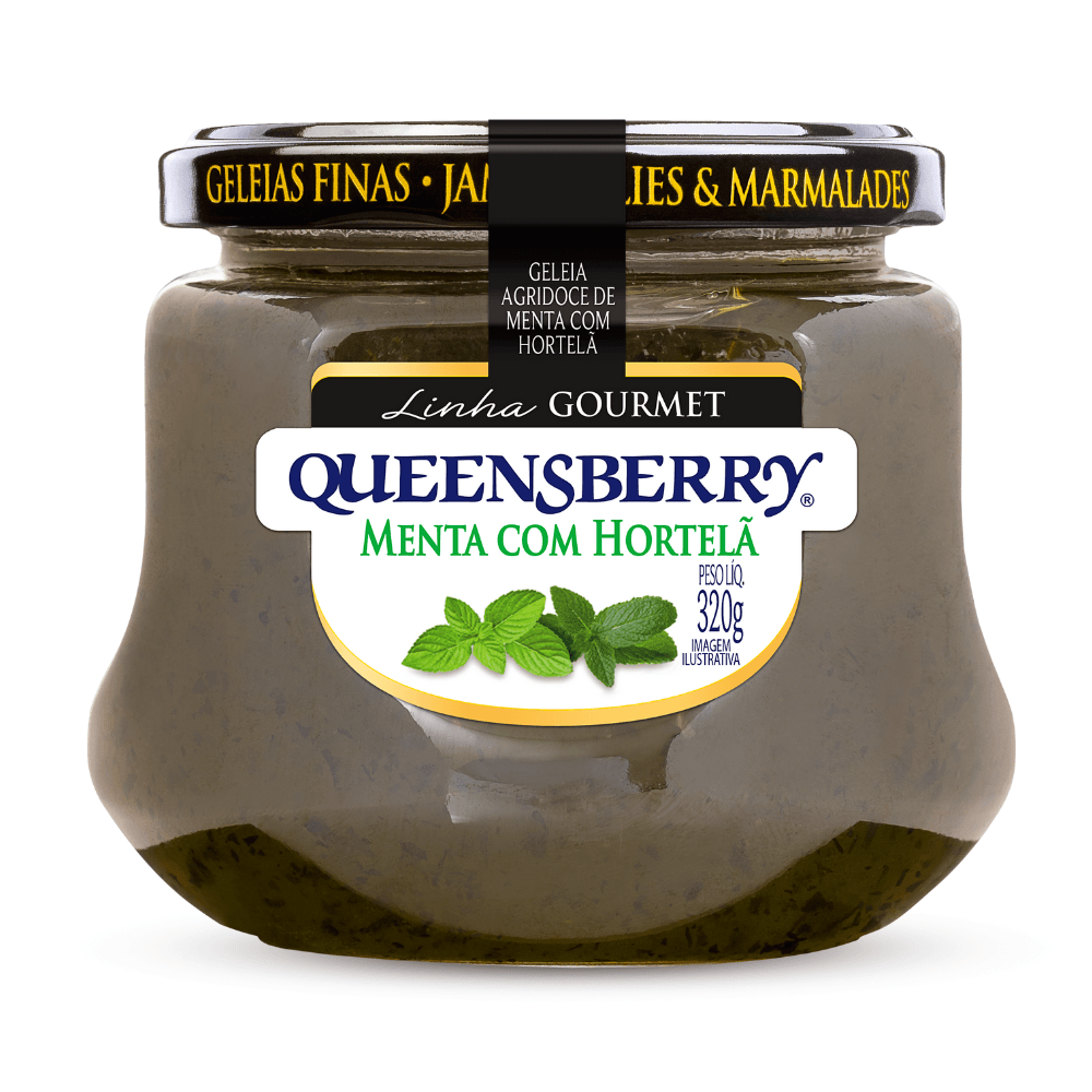 Geleia Gourmet Queensberry Menta Hortelã 320g