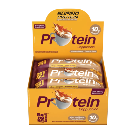 Barra Supino Protein Banana Brasil Cappuccino dp 12x30g