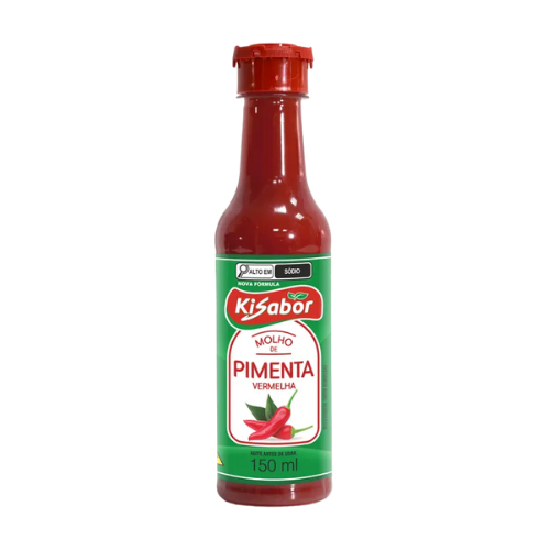 Molho Kisabor Pimenta Vermelha 150ml