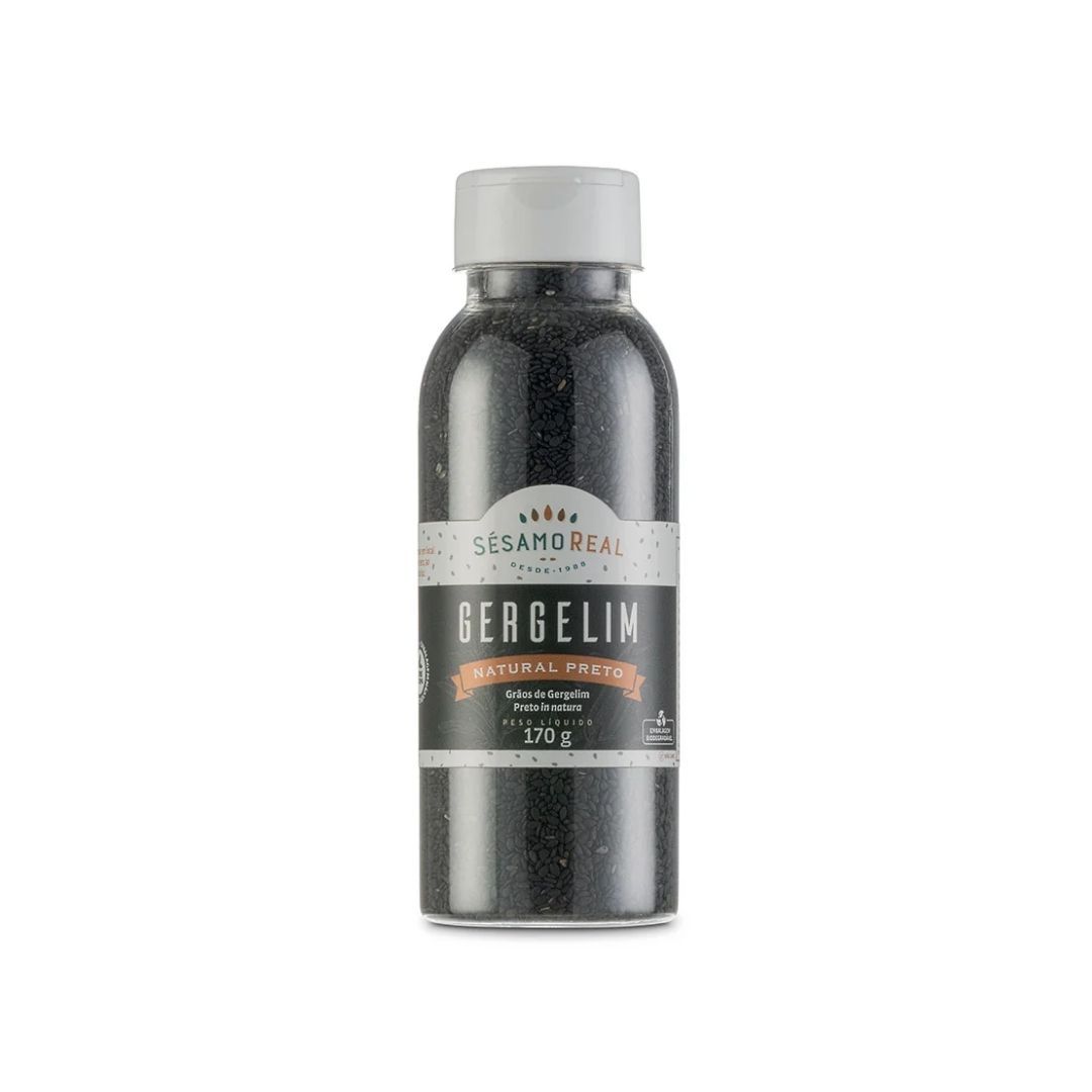 Gergelim Sesamo Real Natural Preto 170g