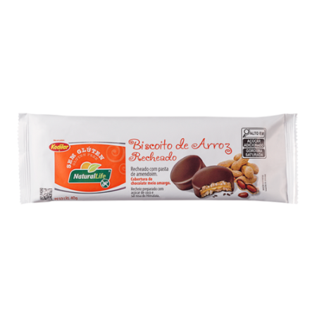 Biscoito de Arroz Naturallife com Pasta de Amendoim 40g