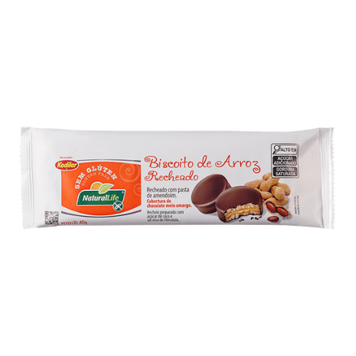 Biscoito de Arroz Naturallife com Pasta de Amendoim 40g