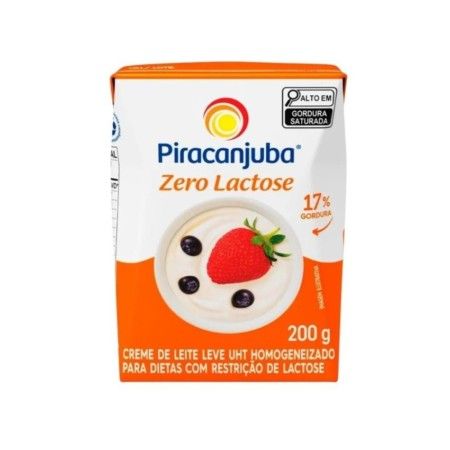 Creme de Leite Piracanjuba Zero Lactose 200ml