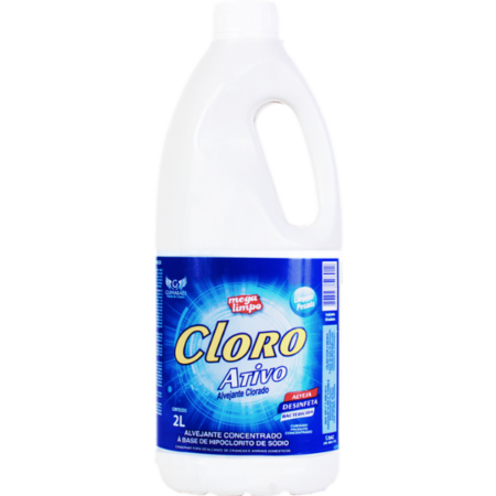 Cloro Ativo Guimarães Mega Limpo 2l