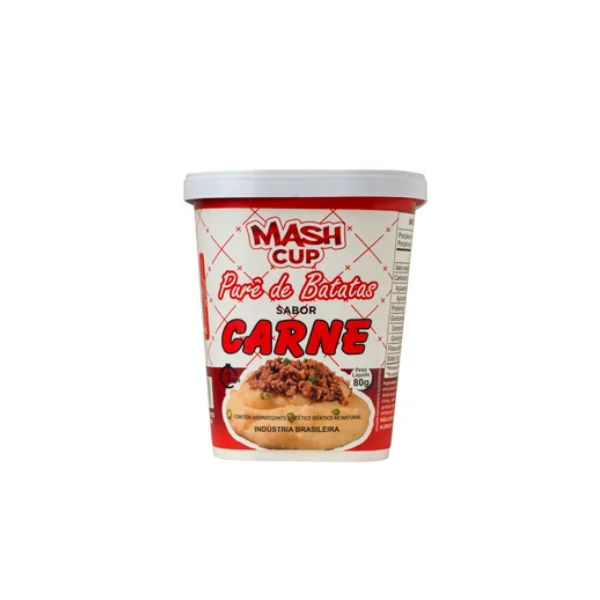 Pure de Batata MashCup Instantâneo Carne 80g