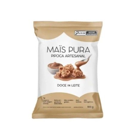 Pipoca Mais Pura Doce de Leite 100g