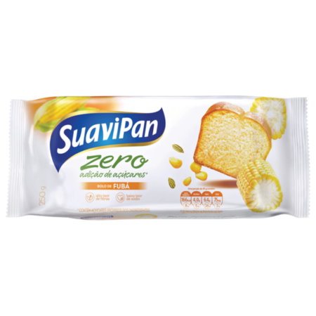 Bolo Zero Suavipan Fuba 250g