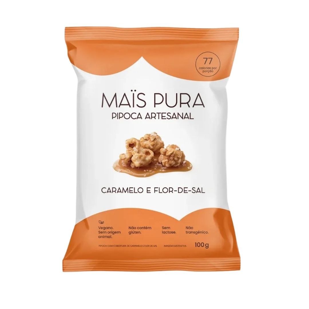 Pipoca Mais Pura Caramelo e Flor de Sal 100g