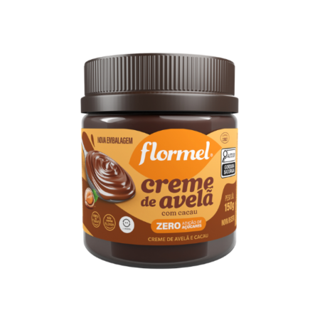 Creme de Avelã Zero Flormel com Cacau 150g