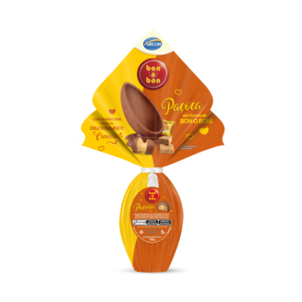Ovo Arcor Bon o Bon Paçoca 150g