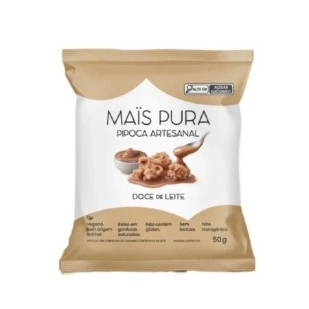 Pipoca Mais Pura Doce de Leite 50g