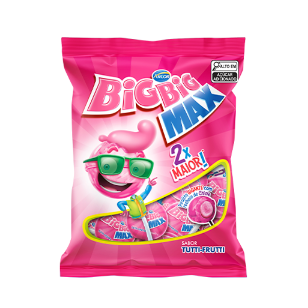 Pirulito Arcor Big Big Max Tutti Frutti 600g